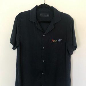 ABERCROMBIE & FITCH PROUD AF BUTTON DOWN SHIRT